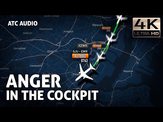 Captain yells at First Officer on ATC frequency after failed approach at Newark. Real ATC Audio class=