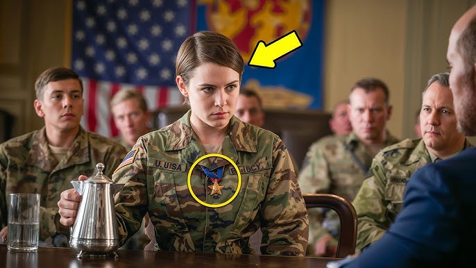 "Her Officers Made Her Serve Lunch to the Generals, Until One Spotted Her  Silver Star Medal"