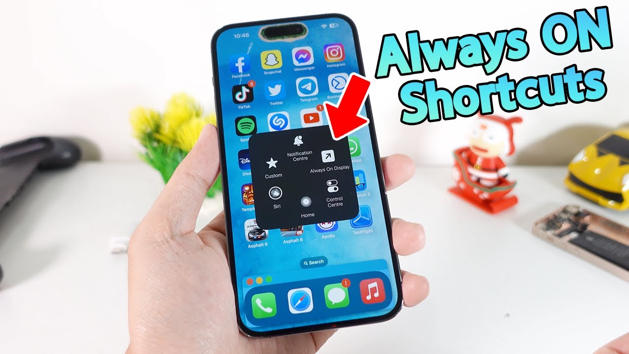 Quick Shortcut Always ON Display for iPhone 14 Pro