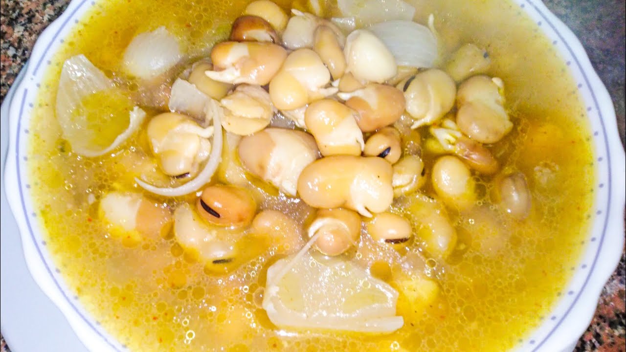 ازاى اعمل اطعم شوربه من الفول النابت وسر لونه الفاتح وطريقه تنبيت سريعه  : فى مطبخىاكلات #صيامى
