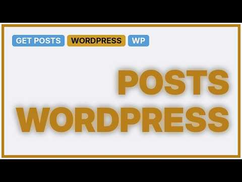 Wordpress: get_posts - get all posts by author id (3 Solutions!!)