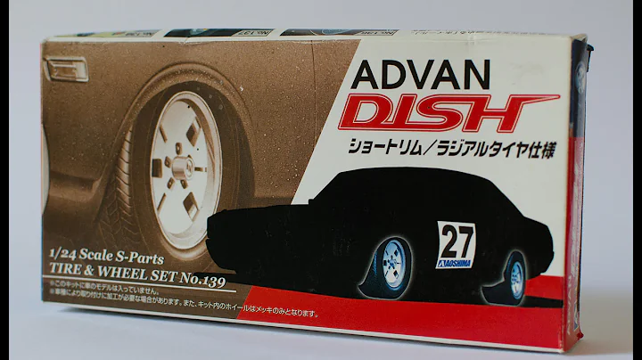 Aoshima 1/24 Advan Dish Wheels Unboxing and Review