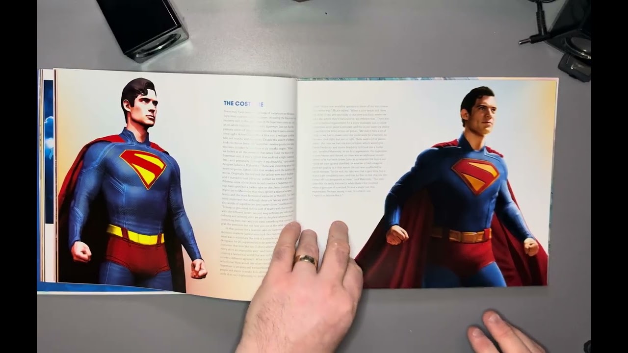 Superman 2025 The Art & Making Of The Film photo book. - YouTube