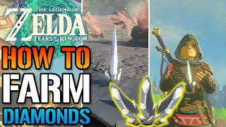 How To Farm 'Diamonds' In Zelda: Tears Of The Kingdom! EASY Diamond (Farming Guide)