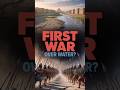 The First War Was Over Water #history #facts #historyfacts