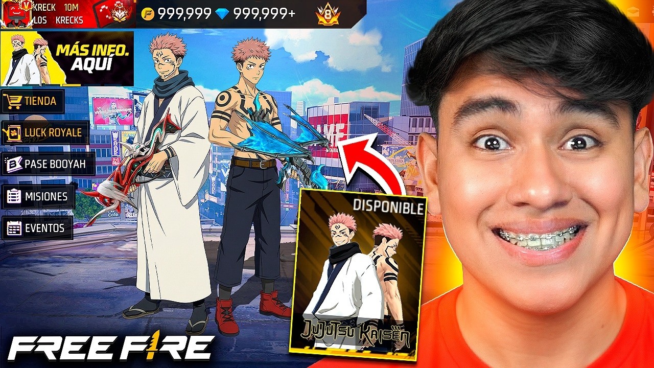 Fui el PRIMERO en conseguir a Ryomen Sukuna en Free Fire 😱