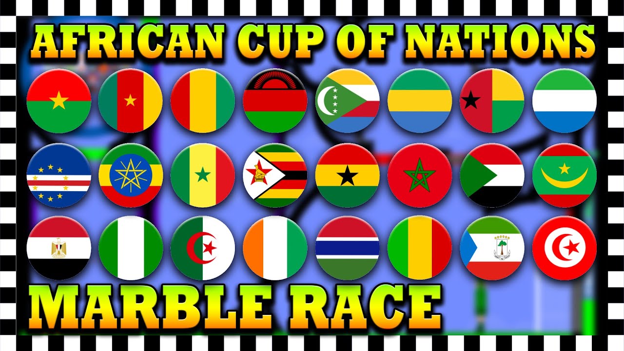 African Cup of Nations Marble Race 2022 Random Predictions