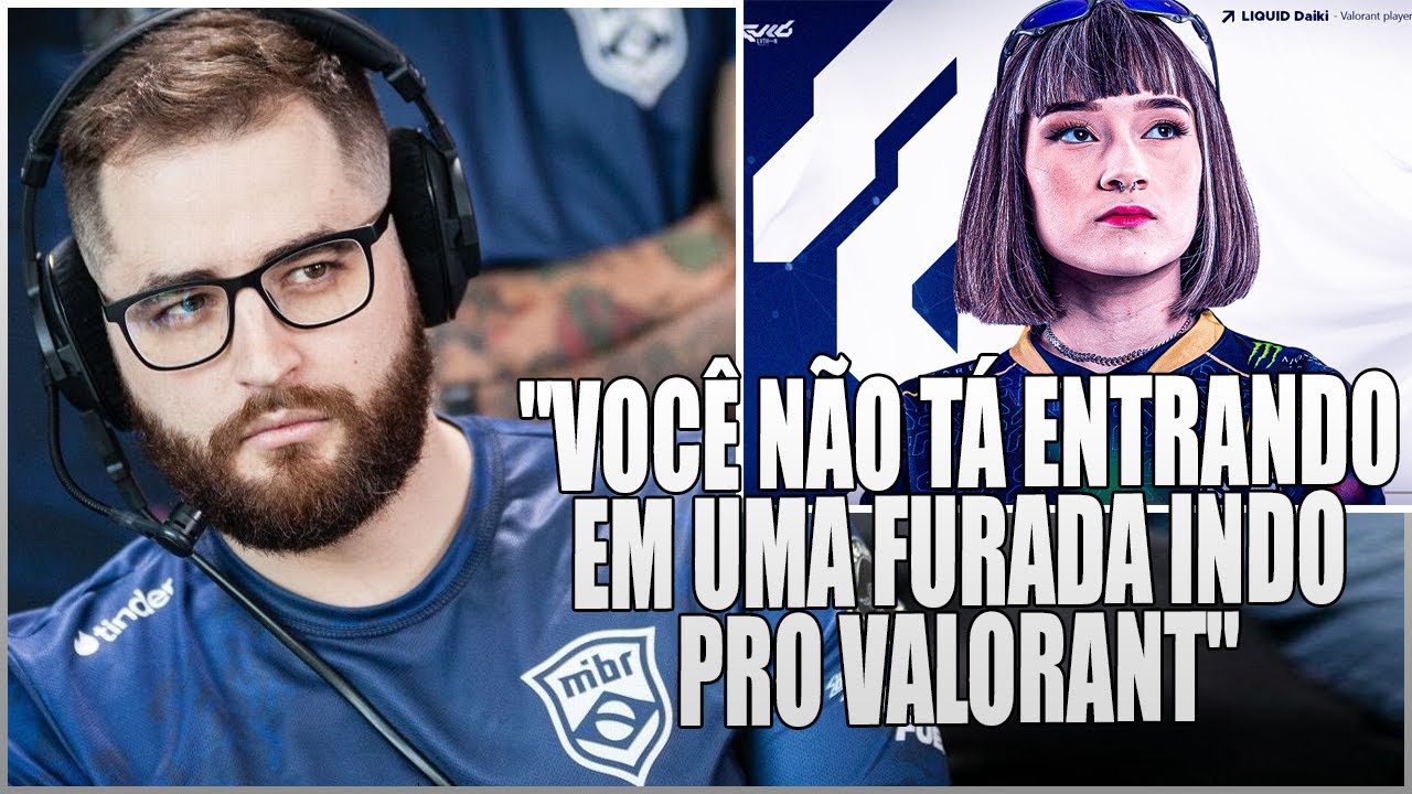 FALLEN RECOMENDOU QUE A DAIKI DEIXASSE O CS E MIGRASSE PRO VALORANT
