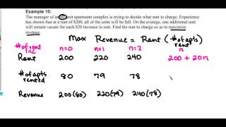 4 7 Optimization Part 2 set up practice