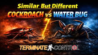Water Bug vs Cockroach? The Truth #TerminateControl #NYC #Entomology