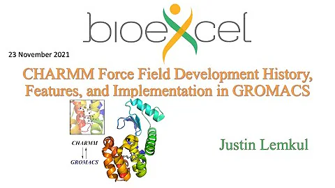 BioExcel Webinar #58: CHARMM Force Field Development History, Features and Implementation in GROMACS