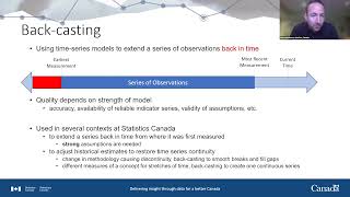 Webinar Series on Survey Methodology - Back-casting, Forecasting and Nowcasting explained