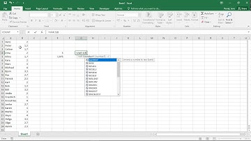 Excel - Measures of Dispersion