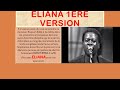 Eliana dans sa 1re version une posie merveilleusement chant papa wemba le nkuru  viva la musica