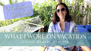 What I wore on Vacation in Cocoa Beach, Florida | Handmade Wardrobe