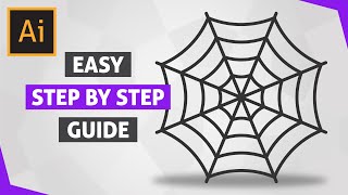 How To Draw A Spider Web In Adobe Illustrator