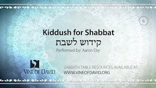 Kiddush for Sabbath