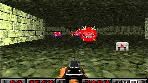 PSX Doom - Level 55: Fortress of Mystery
