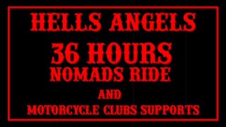 Hells Angels Nomads Ride.