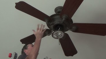 How to Fix Ceiling Fan Clicking/Wobbling for Dummies...Part 12  Connecting Housing Trim & Blades