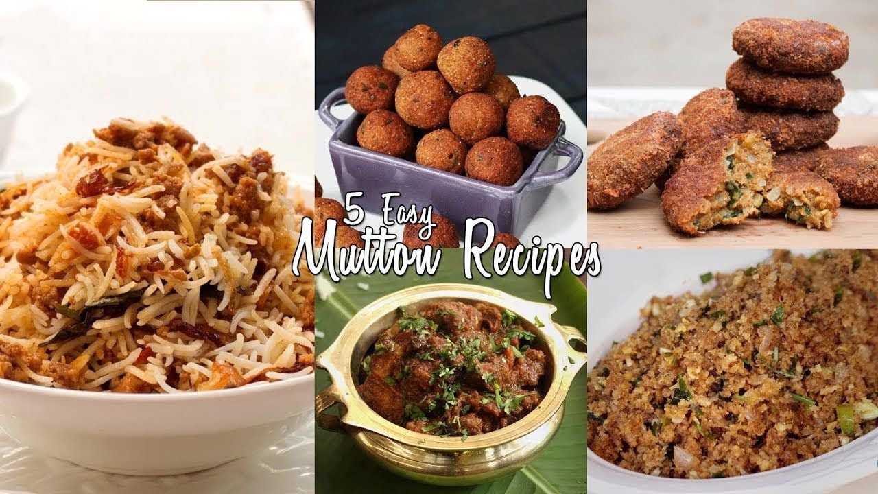 5 Quick and Interesting Mutton Recipes | Home Cooking - YouTube
