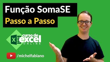 Como fazer SomaSe passo a passo no excel