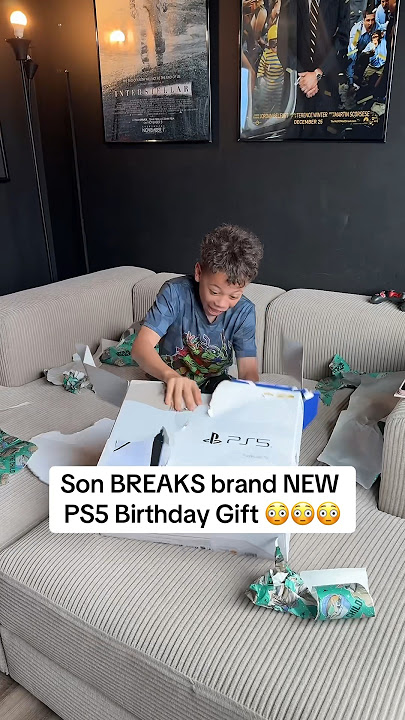Son BREAKS brand NEW PS5 birthday GIFT! 😳😳😳