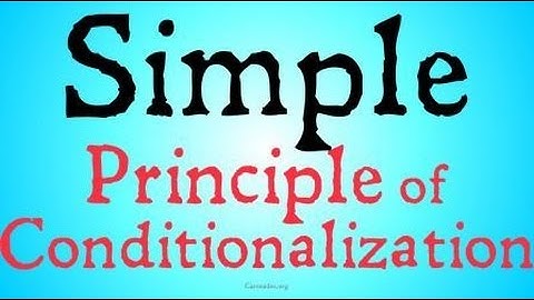 Simple Principle of Conditionalization (Bayesian Epistemology)