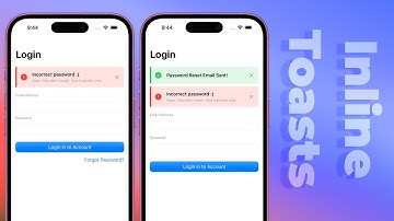 SwiftUI Inline Toasts - Xcode 16
