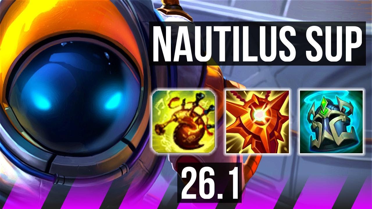 NAUTILUS & Draven vs LEONA & Smolder (SUP) | 16K damage | KR Diamond | 26.1