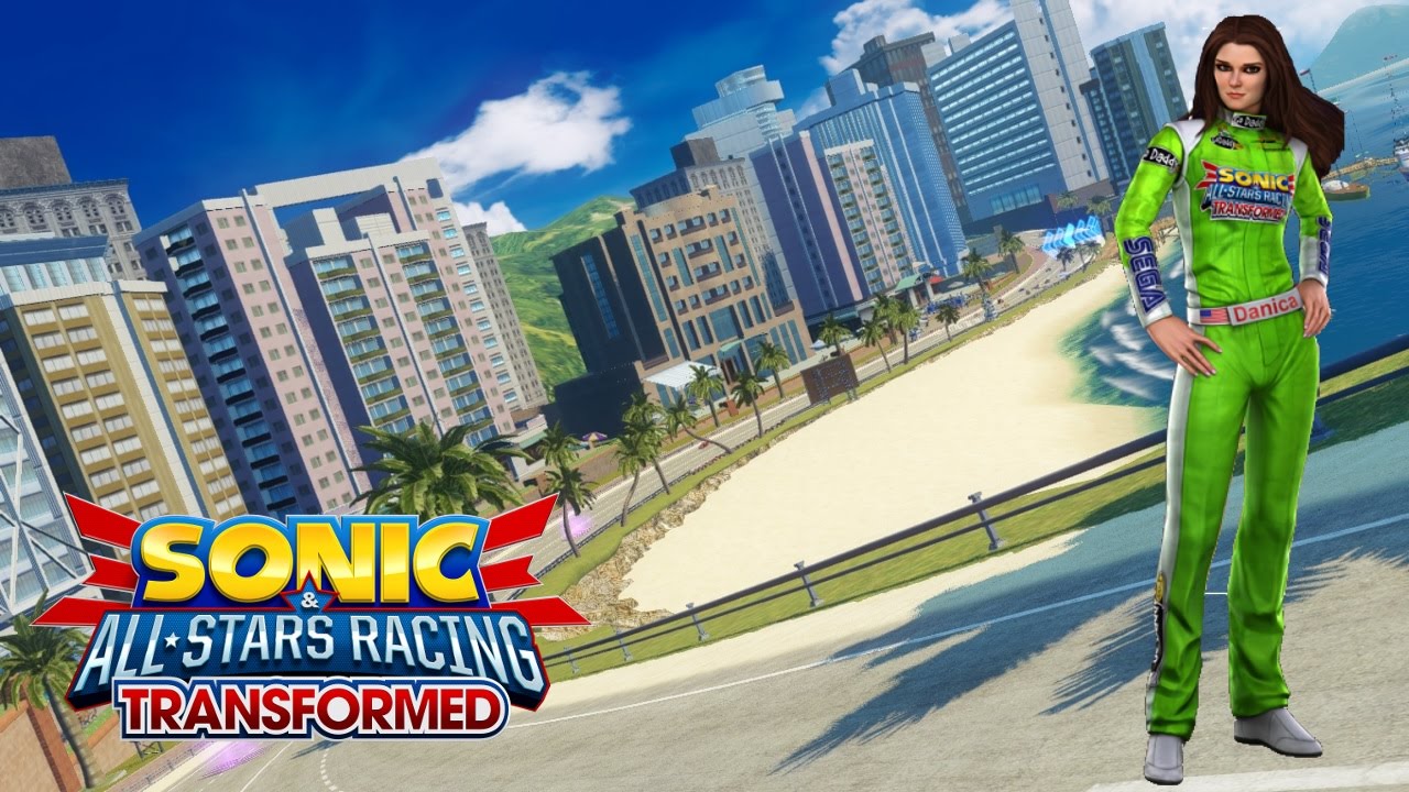 Sonic & All-Stars Racing Transformed [PC/Español]: Bahía de OutRun [Espejo] - Danica Patrick