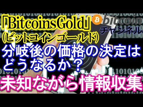 仮想通貨ビットコインゴールド、ハードフォークによって誕生するがその価格が幾らになるかは恐らくハードフォークが終わってみないと分からない・・・、予測は不可能だが分かる範囲の材料を集めて考えてみる