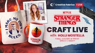 Craft Live with Us! 🌈 Stranger Things Collection Launch⚡️🎧👽