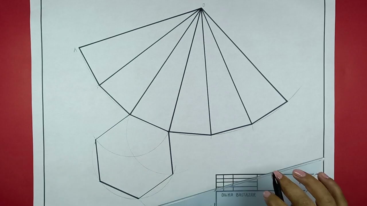 🎨 POLIEDRO IRREGULARES: PIRÁMIDE HEXAGONAL