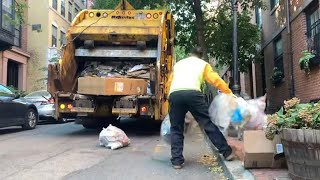 Capitol Waste Mack LEU McNeilus in Boston’s Beacon Hill