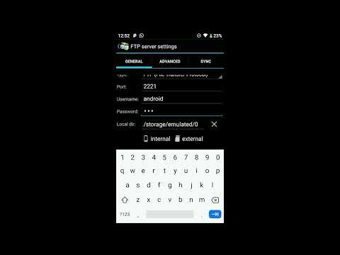 Android to Android file transfer with WiFi FTP Server