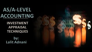 AS/A Level Accounting - Investment Appraisal