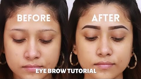 HOW I FILL MY BROWS | DETAIL EYEBROW TUTORIAL  | BARSHA PATRA #beginnersmakeupguide #eyebrowtutorial