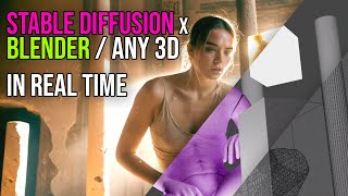 Hyper Stable Diffusion with Blender & any 3D software in real time  SD Experimental