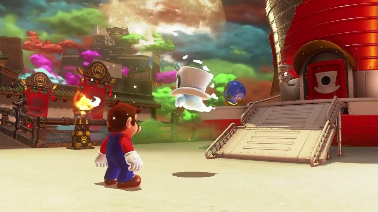 showdown at bowser's castle TO caught on the iron fence in 16s14f by