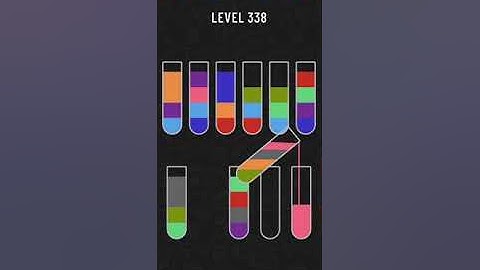 Water Sort Puzzle Level 338 Walkthrough Solution Android/iOS 💦