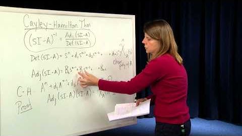 EECS - Module 22 - Cayley Hamilton Theorem