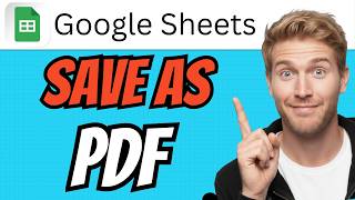 How To SAVE SHEETS As PDF In Google Sheets Mobile (QUICK & EASY) 2026