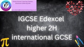 Edexcel IGCSE maths higher June 2022 paper 2H