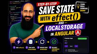 Build Angular Portfolio with Expense Tracker | effect()+ localStorage | Persist Data Without Backend