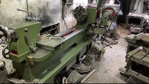 Vist 8 ft 6.5 ft 7 ft lathe machine hi class lathe machine #technology #machine #hardwork