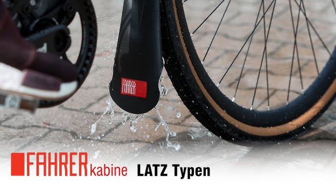 LATZ E-Bike Plus Schmutzfänger für Schutzbleche 70-90 mm, Spritzschutz