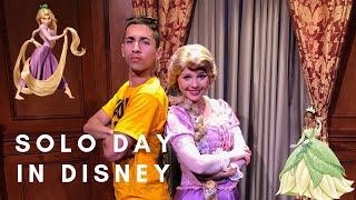 Meeting Disney Princesses Rapunzel And Princess Tiana In Magic Kingdom Solo Day