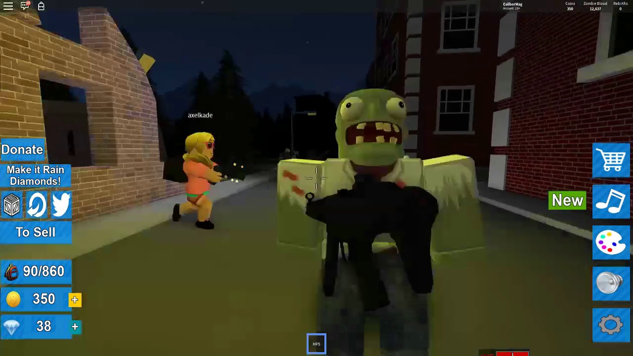 Roblox Zombie Killing Simulator Mowin Le Lawn Youtube - zombie killing simulator roblox