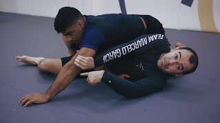 Marcelo Garcia: Elbow Push & Sit Up Escape vs Side Control